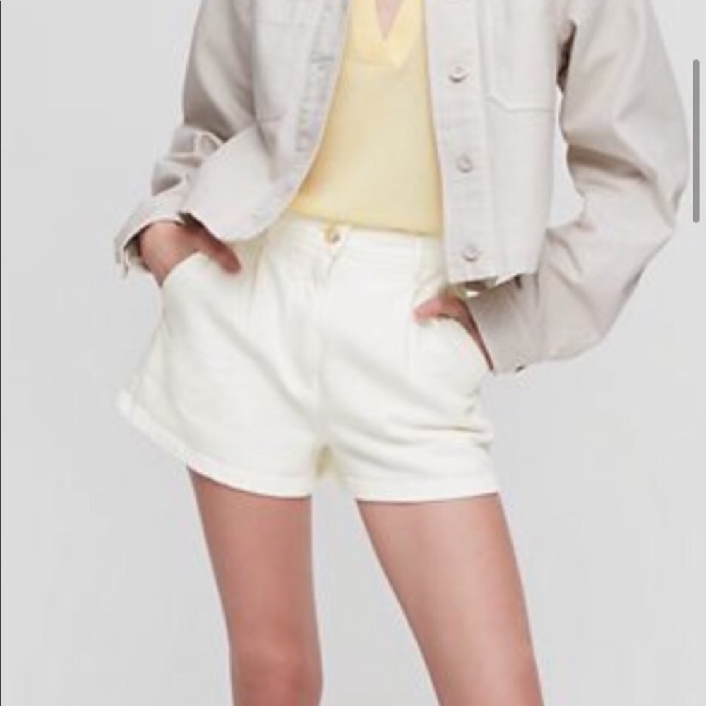 Wilfred structured utility cotton twill short 4